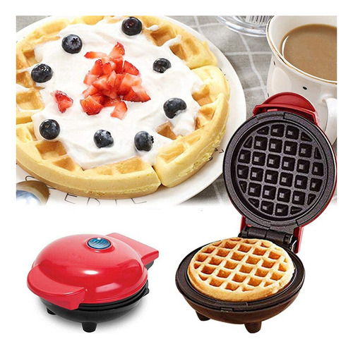 Máquina Elétrica De Waffle Bolo De Ovo Frito Sanduíche Forno