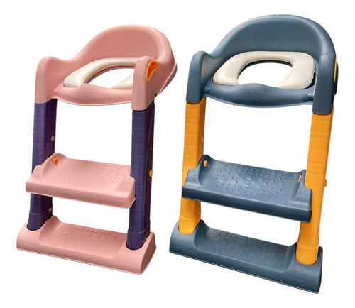 Assento Redutor Infantil Com Escada Para Vaso Sanitário 