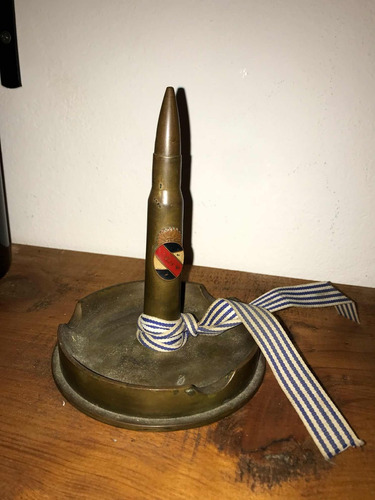 Imagen 5 de 5 de Antiguo Adorno Militar En Bronce