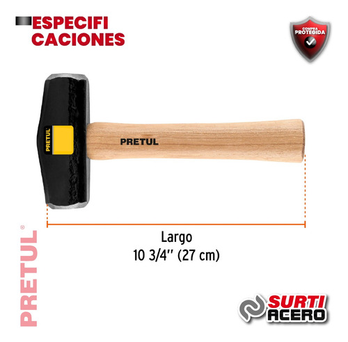 Marro Tipo Nevada 2 Lbs. Mango 10-3/4 ,