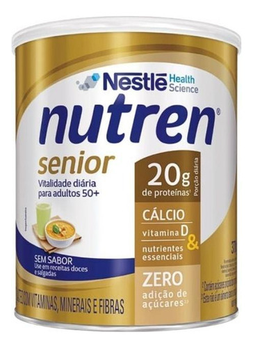 Suplemento Alimentar Nutren Senior Sem Sabor 370g - Nestlé