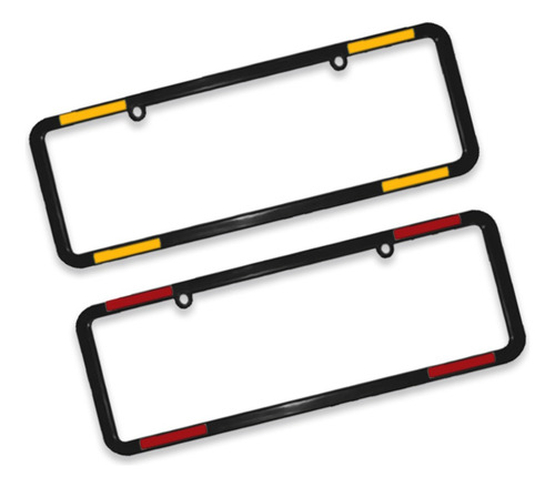 Suporte Moldura De Placa Com Refletores Para Equinox Onix
