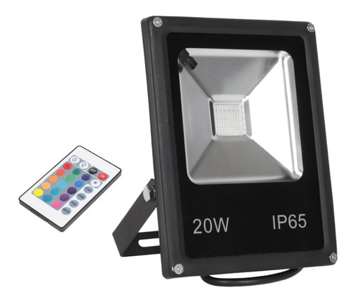 Foco Led Control Remoto Color Rgb 20w / Hb Led 