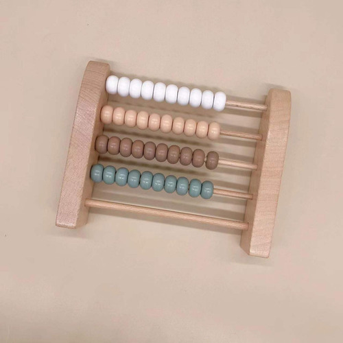 Calculadora De Madera Abacus Juguetes Educativos Regalos
