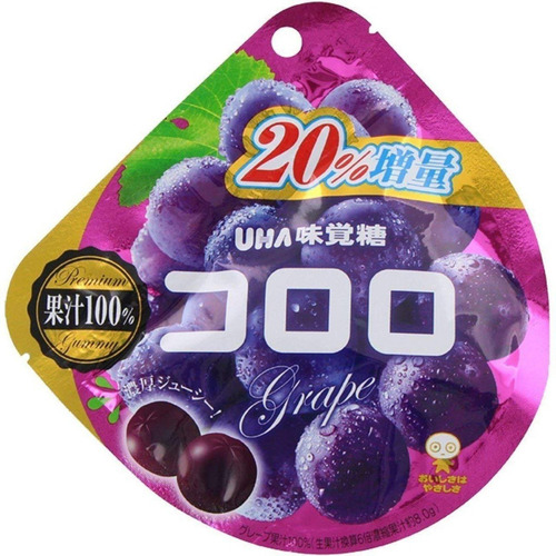 Gomitas Sabor Uva Uha Mikakuto Kororo Importado Japón