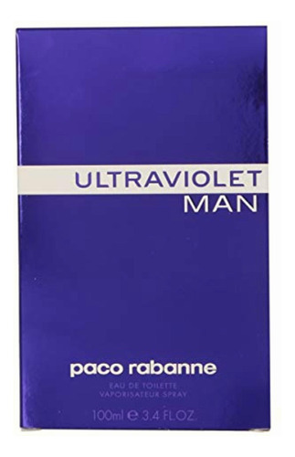 Ultraviolet Men Spray By Paco Rabanne, 3.4 Ounce, 390 Grams,