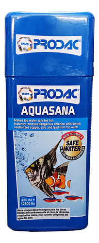 Prodac Suplemento Aquasana 250ml - Anti Cloro Condicionador