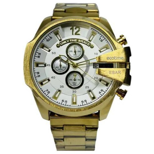 Relogio Masculino Diesel 10 Bar Ecotime Gold  -jss