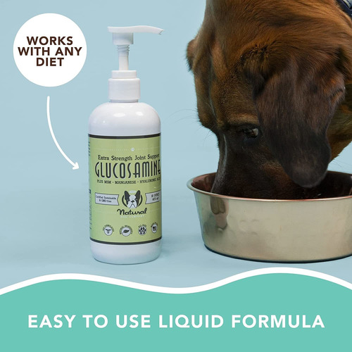 Natural Dog Company Liquid Glucosamine For Dogs (16 Oz) | Ex