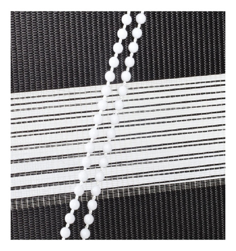 Persiana Negra Tipo Zebra Facil Instalacion 140x180 Cm