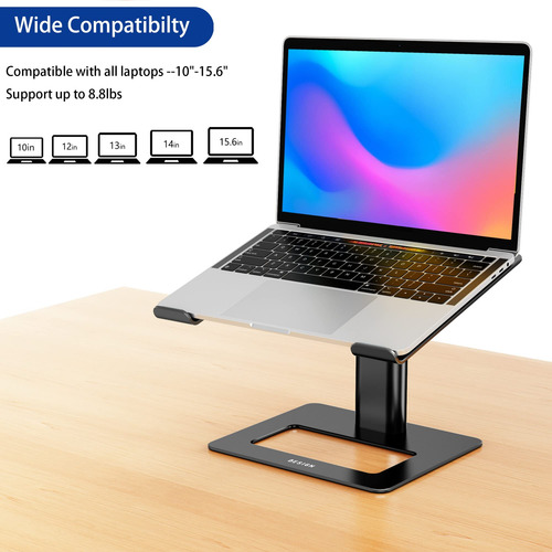 Soporte De Aluminio Para Laptop, Ergonómico, Ajustable,