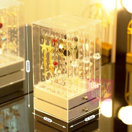 Imagen 3 de 6 de Organizador Bijou Aros Collares Alhajeros Joyas Anillos Oms