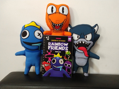Muñeco Peluche Black Rainbow Friends Nuevo Personaje Negro