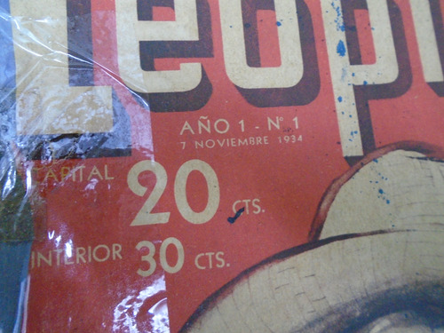 Revista Leoplán N° 1 Año 1 - 7 De Noviembre 1934