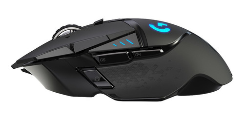 Imagen 2 de 7 de Mouse gamer de juego inalámbrico recargable Logitech G Series Lightspeed G502 negro
