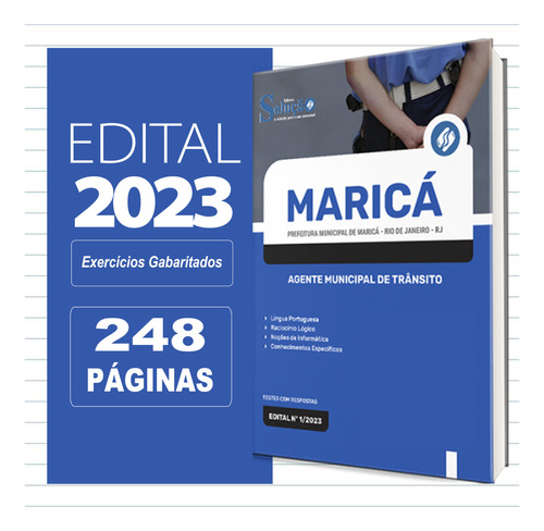 Apostila Prefeitura De Maricá - Rj 2023 - Agente Municipal De Trânsito, De Professores Especializados., Vol. Único. Editora Solução Concursos, Capa Mole, Edição Oficial Em Português, 2023