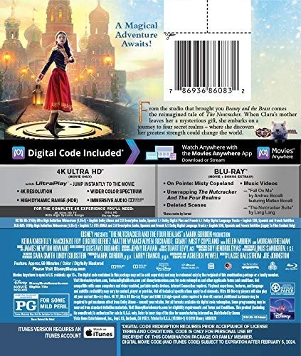 Imagen 2 de 3 de 4k Ultra Hd + Blu-ray The Nutcracker Cascanueces Y 4 Reinos