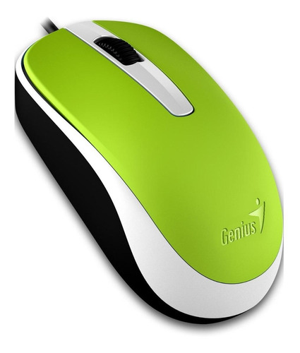 Mouse Genius Dx 120 Usb Optico Green Notebook Pc