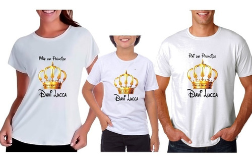 Rust put off Father Kit Camiseta Camisa Personalizada Aniversário Principe Coroa | MercadoLivre