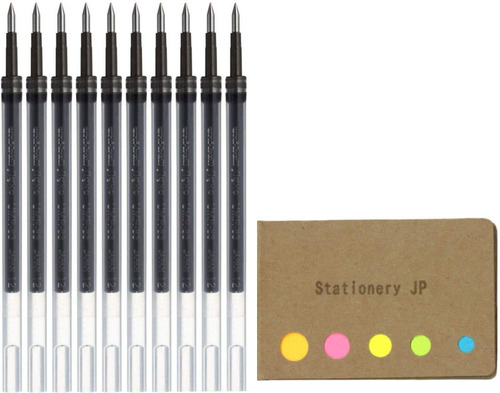 Recargas De Tinta Negra Para Boligrafo Uni-ball / 10-pack