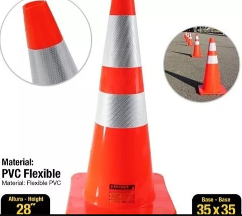 Cono De Seguridad Vial 28 (70cm) 