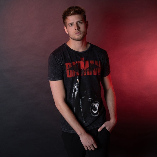 Playera Gotham City Rider Mascara De Latex Hombre Batman