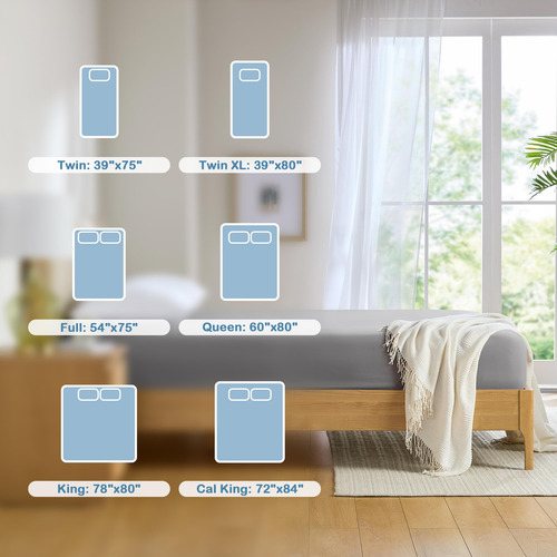 Sábana Bajera Ajustable Coolmax King Suave Y Resistente
