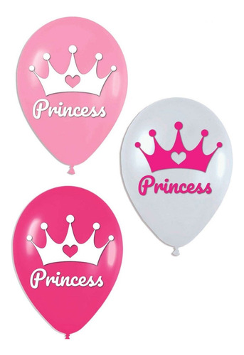 Globos Bombas Estampados X20u Princess