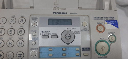 Telefono Fax Panasonic Kx-fp703ag Con Copiadora (Usado)