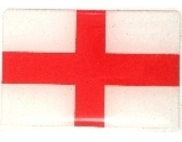 Adesivo Bandeira Inglaterra Resinado Universal
