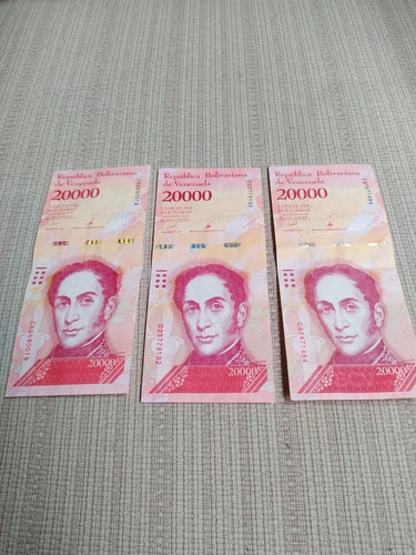 Billetes De 20000 Veinte Mil Bolívares Año 2017