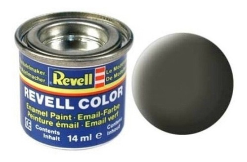 Revell 67 Color Gris Verdoso Mate 14ml Para Maquetas Enamel