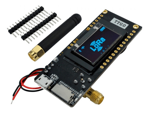 Módulo Esp32 + Lora 915mhz Ch9102f Antena Display V2.1 Ttgo