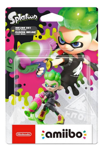 Figura Amiibo Inkling Boy - Splatoon Series