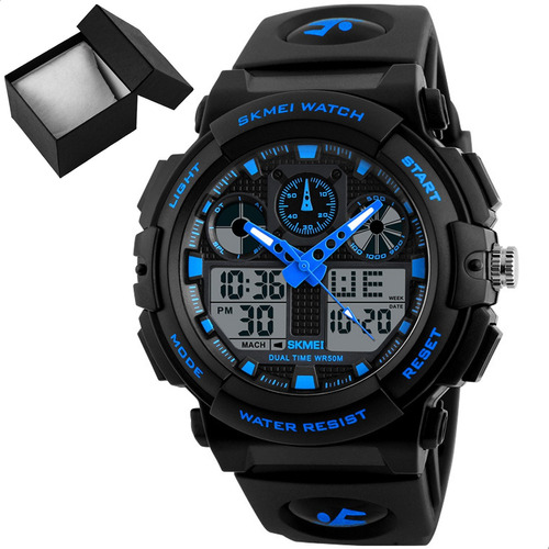 Reloj Digital Tipo Militar Hombre Sport Navy Seal Sumergible