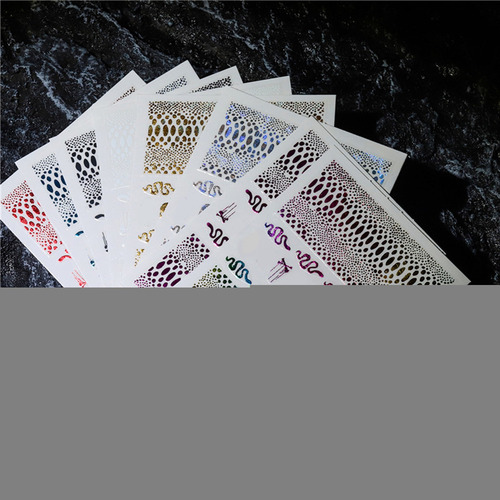 8pcs Halloween 3d Nail Stickers Autoadhesivo Consejos De