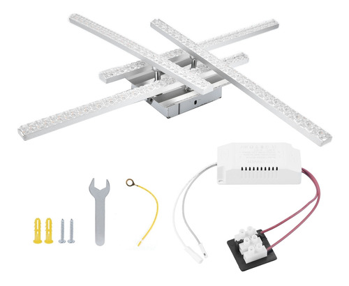 Lámpara Led De Techo Con 4 Tubos De Luz Para Dormitorio Mode