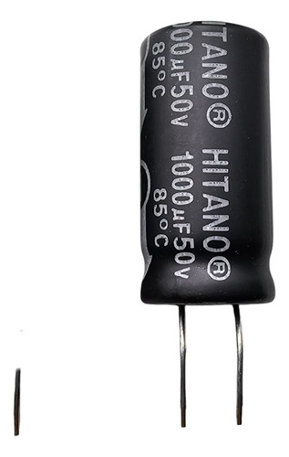 10x Capacitor Eletrolítico Hitano 1000uf 50v 13x26mm 85ºc