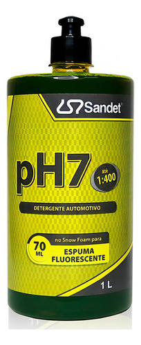 Detergente Gerador De Espuma 1l Ph7 Fluorescente Sandet