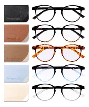 Comprar Magma Life Paquete De 5 Lentes Graduados 2.5 Dioptrías Para Computadora Y Lectura Con Tecnología Blue Light Gafas Para Hombre Y Mujer