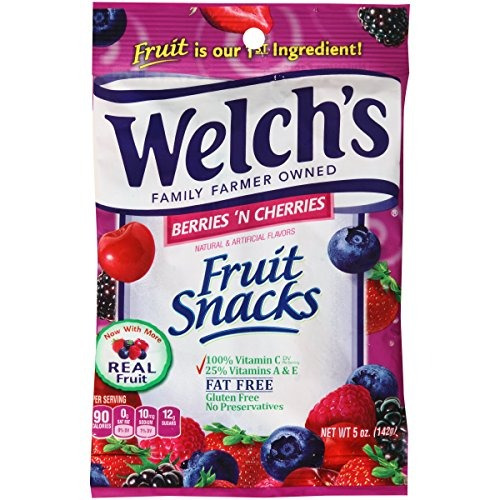 Snack-welchs Fruit, Berry Cherry, De 5 Onzas (pack De 12).