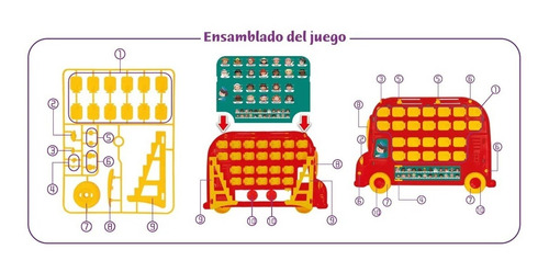 Juego De Mesa Quien Esta En El Autobús? El Duende Azul