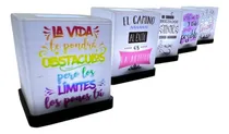 Comprar X40 Souvenirs Con Luz Led Frases De Superacion Impresos Tp