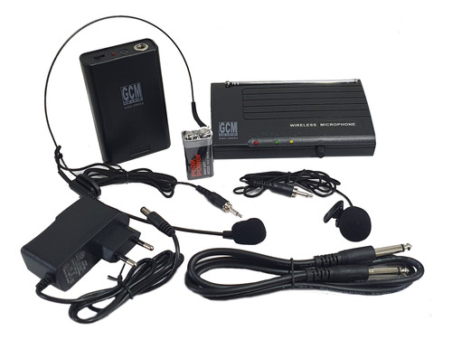 Microfono Inalambrico Kit Incluye Vincha Y Solapa Vhf Gsh-20