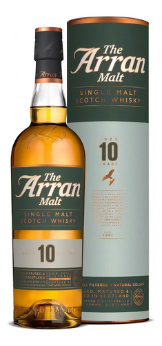 Whisky Single Malt The Arran 10 Años 46%abv Origen Escocia