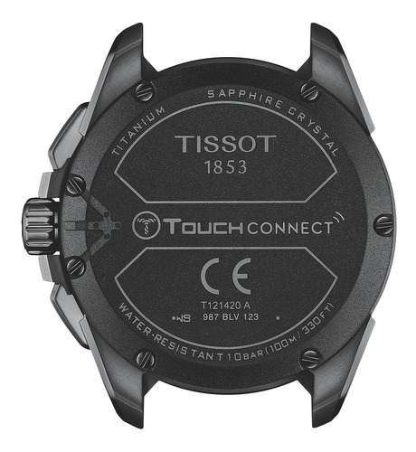 Imagen 3 de 3 de Reloj Hombre Tissot T121.420.47.051.04 T-touch Connect