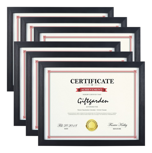 Giftgarden Marcos De Fotos De 8.5 X 11 Pulgadas, Certificado