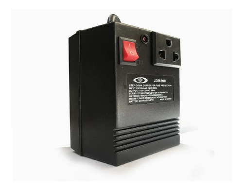Imagen 2 de 3 de Transformador 220v A 110v 200w Jdm