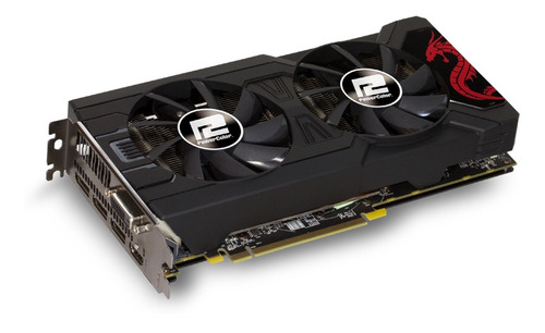 Placa de vídeo AMD PowerColor Red Dragon Radeon RX 500 Series RX 570 AXRX 570 8GBD5-3DHD/OC 8GB