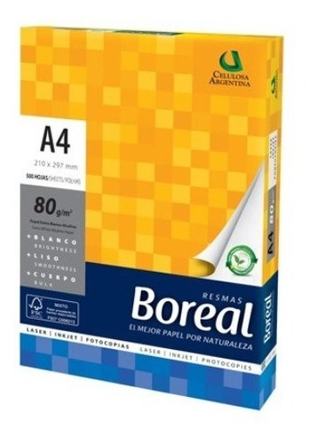 Resma Boreal A4 80 Distribuidora Paraty Ba Consulta X Envios